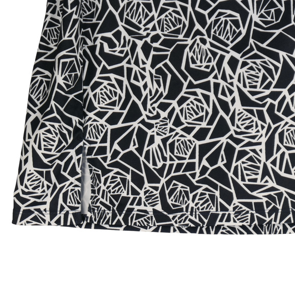 Stretchy Artsy Mini Skort Womens Size XXL Skirt Shorts Zippered Pocket Geometric - Picture 4 of 9